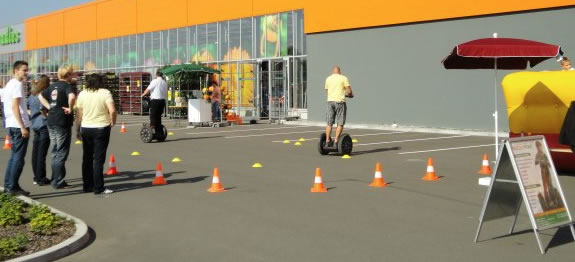 SeggyPoint - Mobiler Segway Parcour